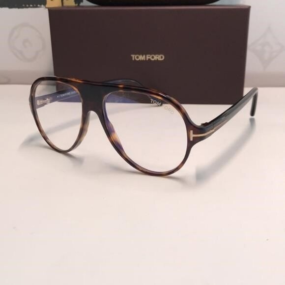 New Authentic Tom Ford TF5012 052 Tortoise Eyeglasses - Picture 6 of 13